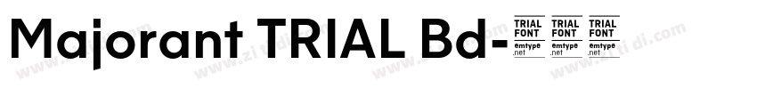 Majorant TRIAL Bd字体转换